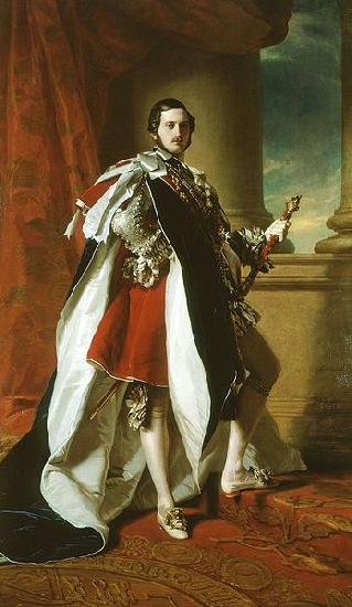 Franz Xaver Winterhalter Portrait of Prince Albert Sweden oil painting art